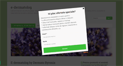 Desktop Screenshot of e-dermatolog.ro